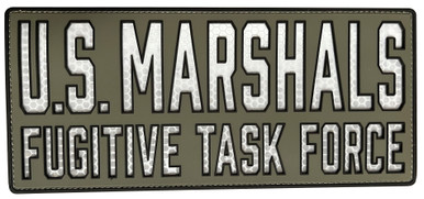 Reflective PVC Patch - USMS Fugitive Task Force Patch