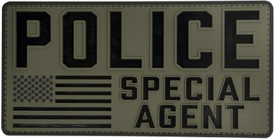 PVC Patch - Police Special Agent Combat ID Patch