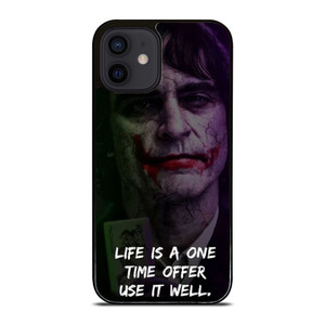 JOKER JOAQUIN PHOENIX QUOTES  iPhone 12 Mini Case Cover