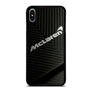 MCLAREN CARBON LOGO iPhone XS Max Case Cover