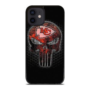 KANSAS CITY CHIEF PUNISHER SKULL LOGO iPhone 12 Mini Case Cover KANSAS CITY CHIEF PUNISHER SKULL LOGO iPhone 12 Mini Case Cover
