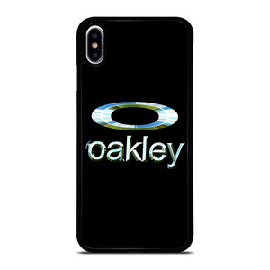 OAKLEY METAL BLACK EMBLEM iPhone XS Max Case Cover