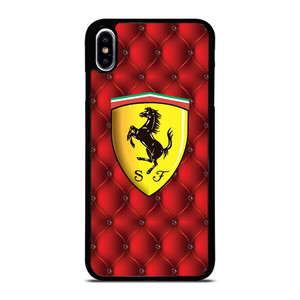 SCUDERIA FERRARI SUPER CAR RED iPhone XS Max Case Cover SCUDERIA FERRARI SUPER CAR RED iPhone XS Max Case Cover