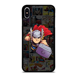 THOR MARVEL COMIC CUTE iPhone XS Max Case Cover