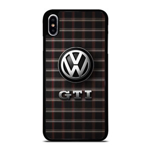 VW VOLKSWAGEN GTI METAL EMBLEM iPhone XS Max Case Cover