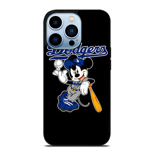 LOS ANGELES DODGERS MICKEY MOUSE BLACK iPhone 13 Pro Max Case Cover