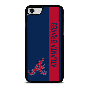 ATLANTA BRAVES BASEBALL STRIPE SYMBOL iPhone SE 2022 Case Cover