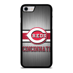 CINCINNATI RED BASEBALL METAL LOGO iPhone SE 2022 Case Cover