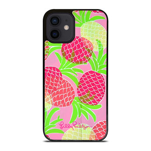 LILLY PULITZER PINK PINEAPPLE  iPhone 12 Mini Case Cover