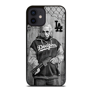 LOS ANGELES DODGERS ALBERT EINSTEIN iPhone 12 Mini Case Cover LOS ANGELES DODGERS ALBERT EINSTEIN iPhone 12 Mini Case Cover