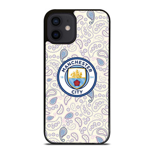 MANCHESTER CITY PUMA PATTERN  iPhone 12 Mini Case Cover