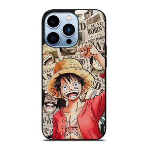LUFFY WANTED POSTER PATTERN iPhone 13 Pro Max Case Cover