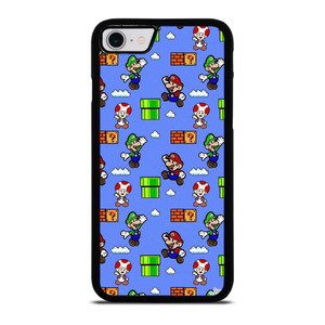 MARIO BROS LUIGI TOAD CUTE PATTERN iPhone SE 2022 Case Cover MARIO BROS LUIGI TOAD CUTE PATTERN iPhone SE 2022 Case Cover