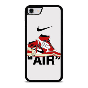 NIKE AIR JORDAN HIGH OFF WHITE iPhone SE 2022 Case Cover