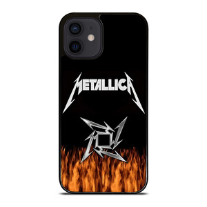 METALLICA METAL BAND FIRE  iPhone 12 Mini Case Cover METALLICA METAL BAND FIRE  iPhone 12 Mini Case Cover