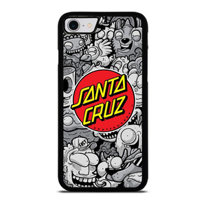 SANTA CRUZ SKATEBOARD DOODLE CARTOON iPhone SE 2022 Case Cover SANTA CRUZ SKATEBOARD DOODLE CARTOON iPhone SE 2022 Case Cover