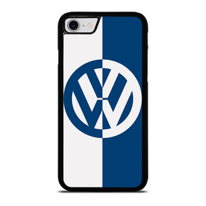 VW VOLKSWAGEN SLICED BLUE LOGO iPhone SE 2022 Case Cover VW VOLKSWAGEN SLICED BLUE LOGO iPhone SE 2022 Case Cover