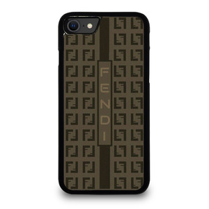 FENDI ROMA STRIPE LOGO iPhone SE 2020 Case Cover