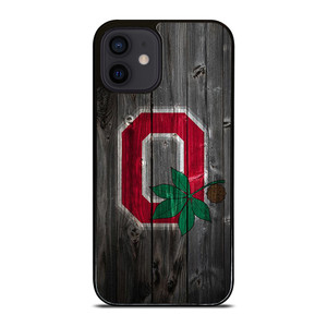OHIO STATE BUCKEYES LOGO WOOD iPhone 12 Mini Case Cover OHIO STATE BUCKEYES LOGO WOOD iPhone 12 Mini Case Cover