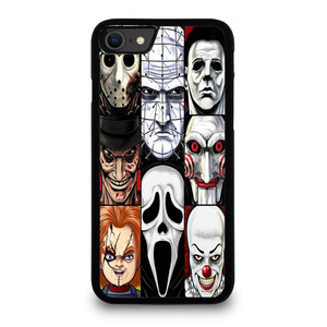 HORROR MOVIES CHARACTERS COLLAGE 2 iPhone SE 2020 Case Cover HORROR MOVIES CHARACTERS COLLAGE 2 iPhone SE 2020 Case Cover