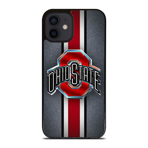 OHIO STATE BUCKEYES METAL LOGO iPhone 12 Mini Case Cover OHIO STATE BUCKEYES METAL LOGO iPhone 12 Mini Case Cover