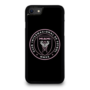 INTER MIAMI FOOTBALL BLACK LOGO iPhone SE 2020 Case Cover INTER MIAMI FOOTBALL BLACK LOGO iPhone SE 2020 Case Cover