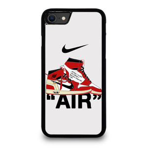 NIKE AIR JORDAN HIGH OFF WHITE iPhone SE 2020 Case Cover