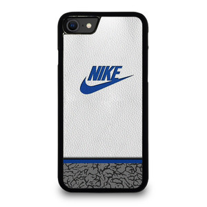 NIKE AIR JORDAN LEATHER BLUE iPhone SE 2020 Case Cover