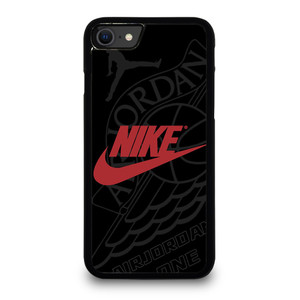 NIKE AIR JORDAN ONE JUMPMAN LOGO iPhone SE 2020 Case Cover NIKE AIR JORDAN ONE JUMPMAN LOGO iPhone SE 2020 Case Cover