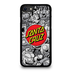 SANTA CRUZ SKATEBOARD DOODLE CARTOON iPhone SE 2020 Case Cover SANTA CRUZ SKATEBOARD DOODLE CARTOON iPhone SE 2020 Case Cover