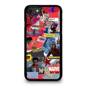 SPIDERMAN MILES MORALES COLLAGE 2 iPhone SE 2020 Case Cover SPIDERMAN MILES MORALES COLLAGE 2 iPhone SE 2020 Case Cover