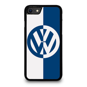 VW VOLKSWAGEN SLICED BLUE LOGO iPhone SE 2020 Case Cover VW VOLKSWAGEN SLICED BLUE LOGO iPhone SE 2020 Case Cover
