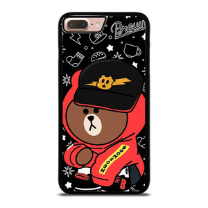 BROWN BEAR BEATS MUSIC 2 iPhone 7 / 8 Plus Case Cover BROWN BEAR BEATS MUSIC 2 iPhone 7 / 8 Plus Case Cover