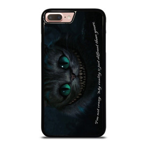 CHESHIRE CAT ALICE IN WONDERLAND QUOTES iPhone 7 / 8 Plus Case Cover CHESHIRE CAT ALICE IN WONDERLAND QUOTES iPhone 7 / 8 Plus Case Cover