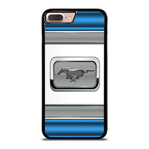 FORD MUSTANG BLUE METAL EMBLEM iPhone 7 / 8 Plus Case Cover