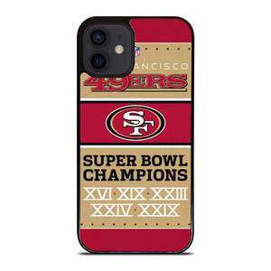 SAN FRANCISCO 49ERS SUPER BOWL CHAMPIONS iPhone 12 Mini Case Cover SAN FRANCISCO 49ERS SUPER BOWL CHAMPIONS iPhone 12 Mini Case Cover