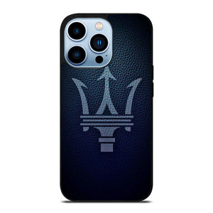 MASERATI LEATHER LOGO iPhone 13 Pro Max Case Cover