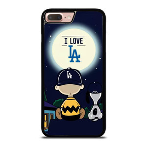LOS ANGELES DODGERS CHARLIE BROWN SNOOPY iPhone 7 / 8 Plus Case Cover LOS ANGELES DODGERS CHARLIE BROWN SNOOPY iPhone 7 / 8 Plus Case Cover