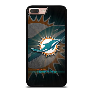 MIAMI DOLPHINS FOOTBALL METAL LOGO iPhone 7 / 8 Plus Case Cover