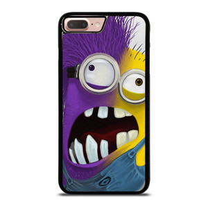 PURPLE HALF MINION CARTOON iPhone 7 / 8 Plus Case Cover