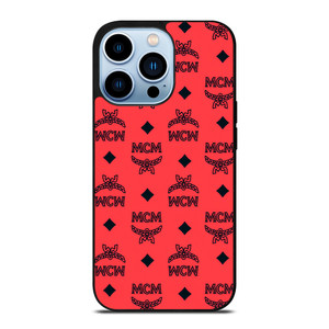 MCM WORLDWIDE RED iPhone 13 Pro Max Case Cover