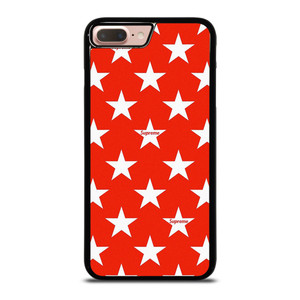 SUPREME STARS PATTERN RED iPhone 7 / 8 Plus Case Cover