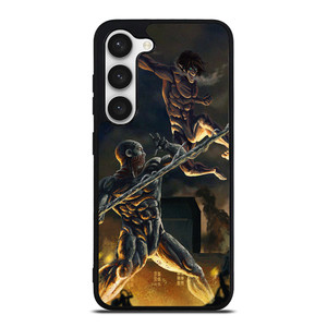 ATTACK ON TITAN VS WARHAMMER TITAN Samsung Galaxy S23 Case Cover ATTACK ON TITAN VS WARHAMMER TITAN Samsung Galaxy S23 Case Cover
