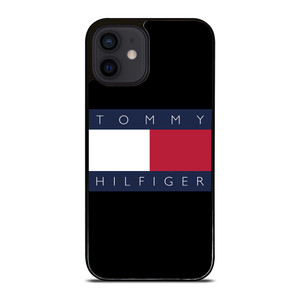 TOMMY HILFIGER BLACK LOGO  iPhone 12 Mini Case Cover
