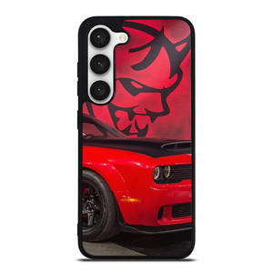 DODGE HELLCAT CAR LOGO Samsung Galaxy S23 Case Cover DODGE HELLCAT CAR LOGO Samsung Galaxy S23 Case Cover