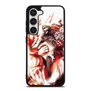 EREN YEAGER VS REINER ATTACK ON TITAN ANIME Samsung Galaxy S23 Case Cover
