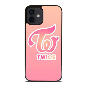 TWICE KPOP LOGO PINK  iPhone 12 Mini Case Cover TWICE KPOP LOGO PINK  iPhone 12 Mini Case Cover