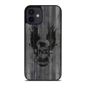 UNITED NATIONS SPACE COMMAND WOOD LOGO  iPhone 12 Mini Case Cover