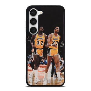 MAGIC JOHNSON X KAREEM ABDUL JABBAR LA LAKERS Samsung Galaxy S23 Case Cover