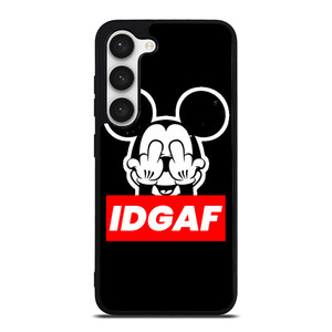 MICKEY MOUSE MIDDLE FINGER IDGAF Samsung Galaxy S23 Case Cover MICKEY MOUSE MIDDLE FINGER IDGAF Samsung Galaxy S23 Case Cover